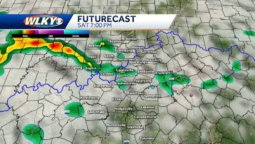 Warm with storm chances ahead Sunday