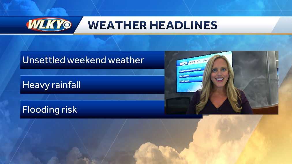 Rounds of rain this weekend
