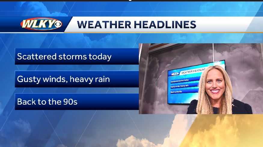 Scattered Storms Expected Sunday