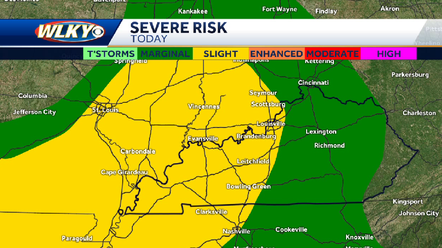 Warm & Muggy Sunday with Storms Possible