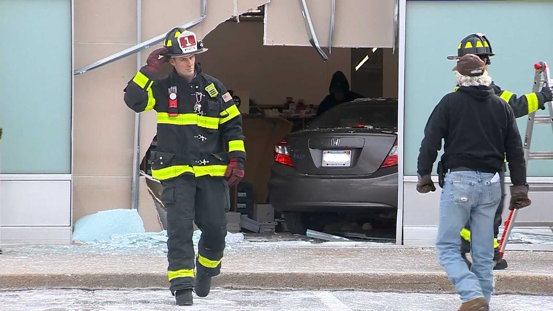 DSW Shopper Injured As Car Crashes Into Store At Dedham Mall