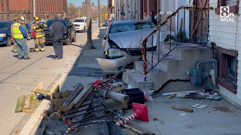 Car Crashes Into Three Homes, Causes Gas Leak In York, Pa.