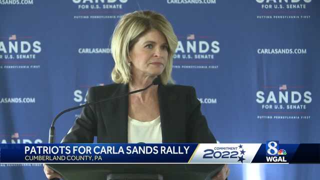 Republican US Senate candidate Carla Sands campaigns in Camp Hill - Vimarsana News