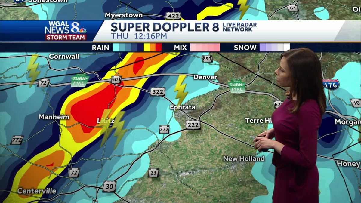 CENTRAL PENNSYLVANIA FORECAST Possible severe weather