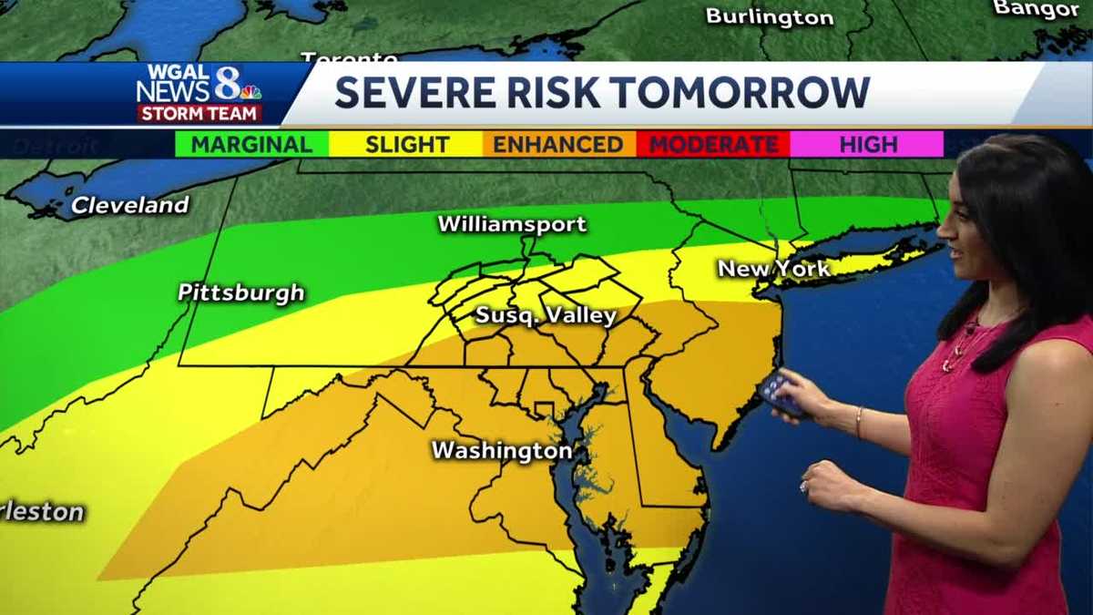Central Pennsylvania weather Unsettled weather pattern ahead