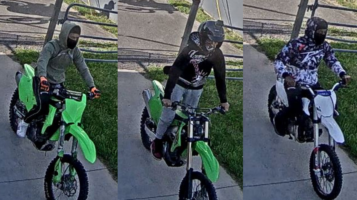 Chambersburg police want to identify unregistered dirt bike riders