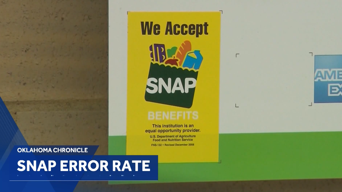 Oklahoma Chronicle: What is the state doing amid issue with SNAP error rate?