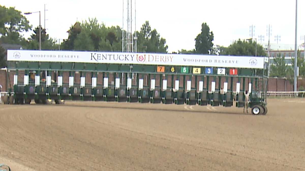 New starting gate for this year's Kentucky Derby