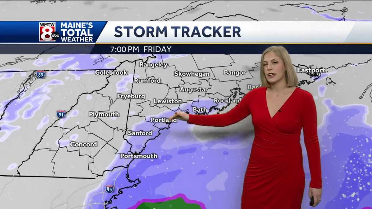 Light snow possible into tonight