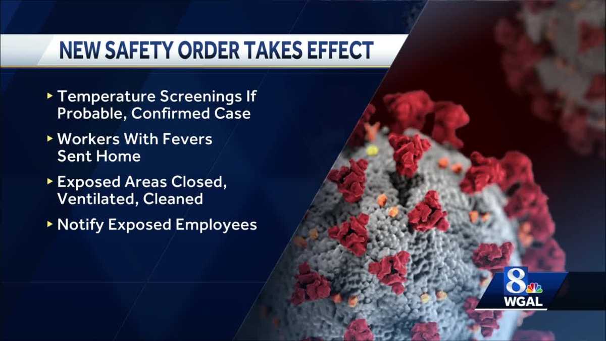 NEW CORONAVIRUS REGULATIONS now in effect in Pennsylvania