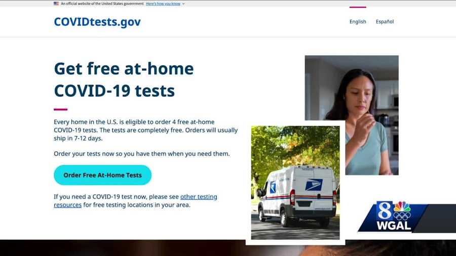 The federal website to get free COVID-19 tests is now up and running.