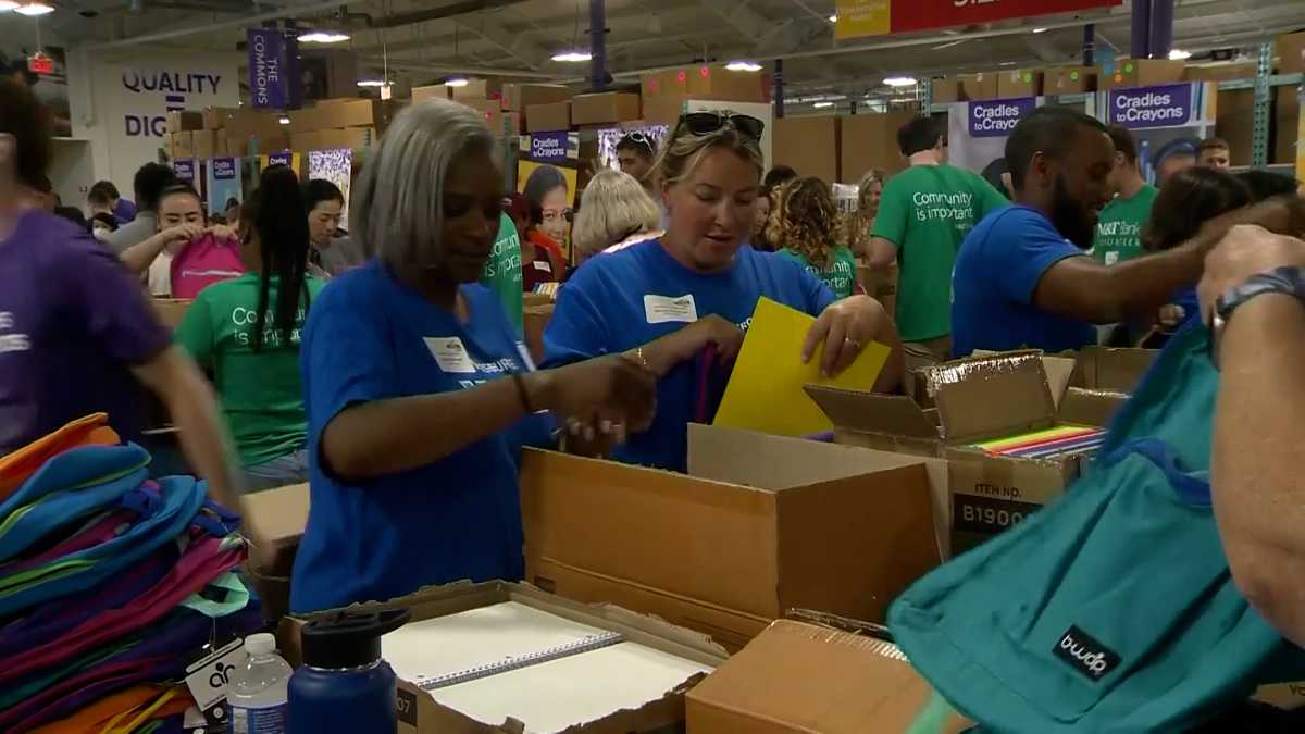 Cradles to Crayons capping off 'Backpackathon' for kids in need