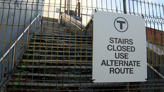 MBTA begins demolishing Milton Station stairs with no replacement plan - Vimarsana News
