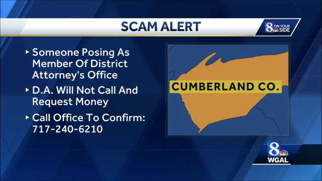 Cumberland County District Attorney's Office warns of scam call - Vimarsana News