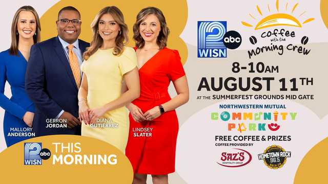 WISN 12 News This Morning Coffee with the Morning Crew August 11 - Vimarsana News
