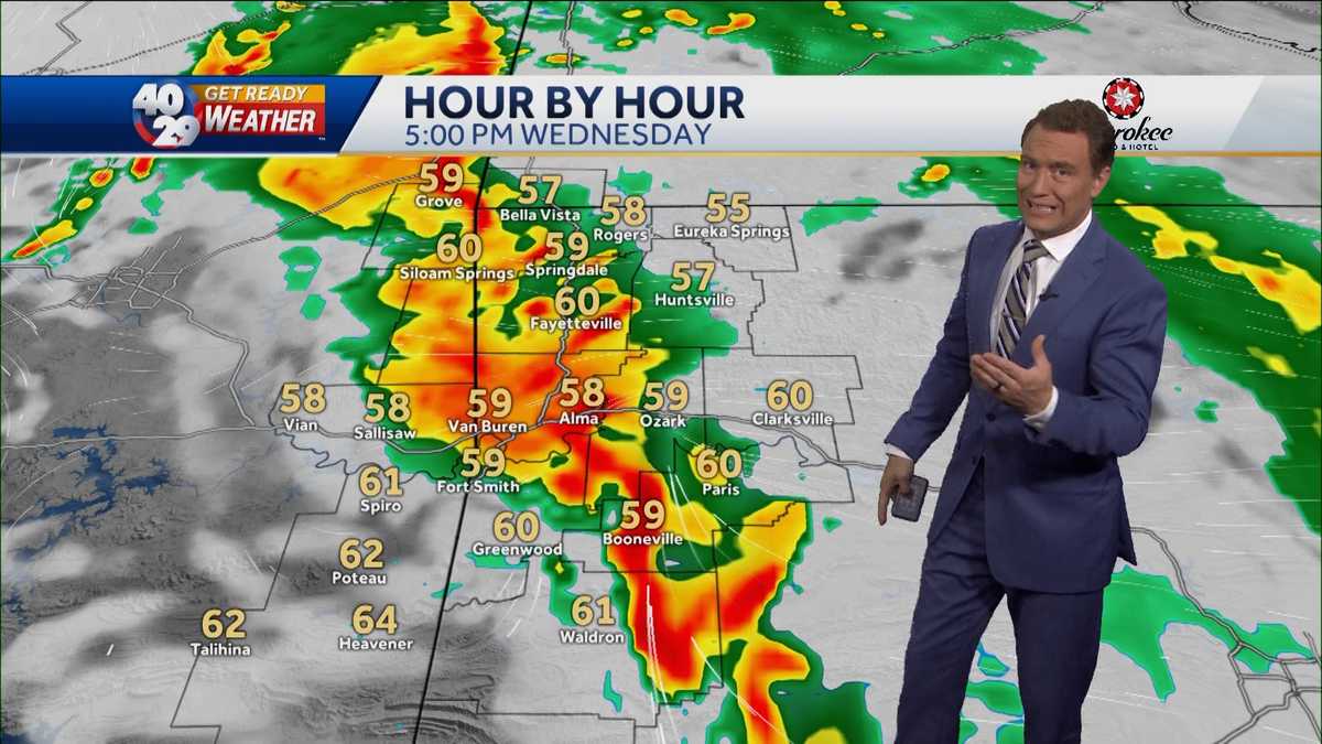 Rain & storms headed our way tomorrow