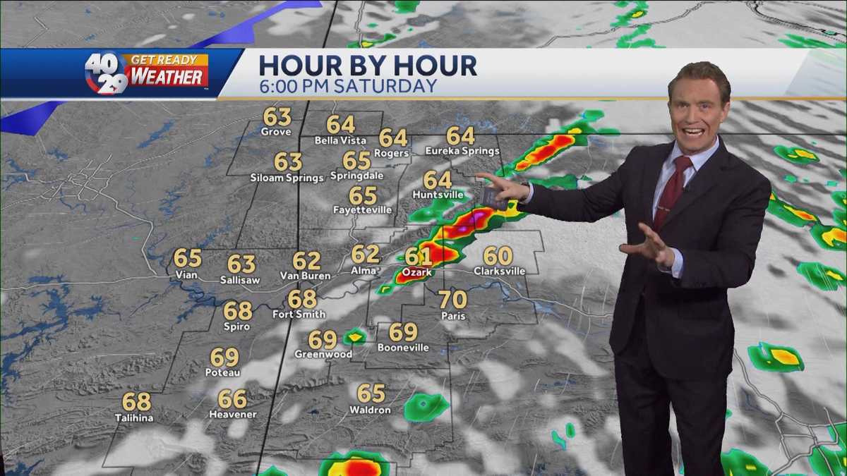 Tracking potential for isolated severe storms Saturday evening