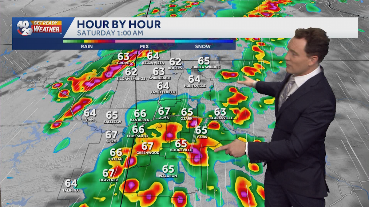 Severe storms could hit Arkansas late Friday
