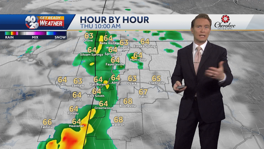 Rain possible Thursday