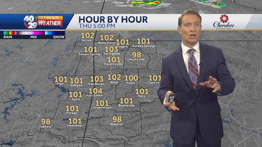 Even hotter tomorrow