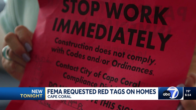 Cape Coral homeowners in limbo as hundreds receive 'red tags' from FEMA - Vimarsana News
