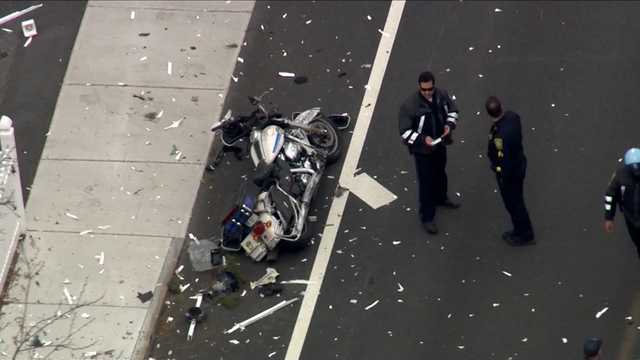 Crash involving police motorcycle, pickup under investigation in Dedham - Vimarsana News