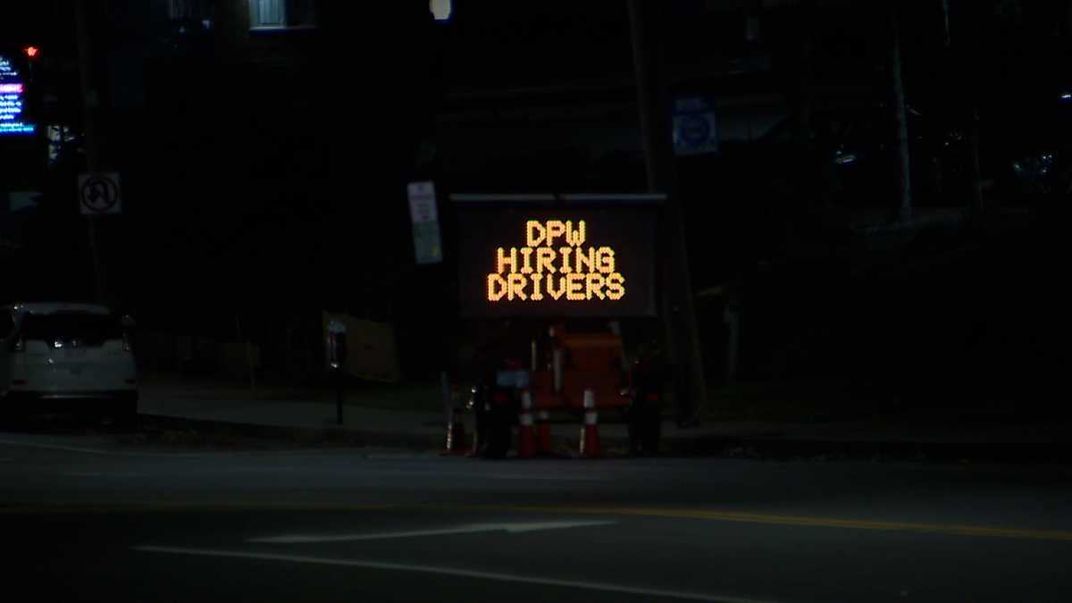 Many Massachusetts communities short on snow plow drivers