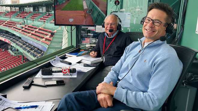 In&#x20;celebration&#x20;of&#x20;Father&#x27;s&#x20;Day,&#x20;SportsCenter&#x20;5&#x27;s&#x20;Duke&#x20;Castiglione&#x20;joined&#x20;his&#x20;father&#x20;Joe&#x20;Castiglione&#x20;on&#x20;the&#x20;radio&#x20;broadcast&#x20;of&#x20;the&#x20;Boston&#x20;Red&#x20;Sox&#x27;s&#x20;home&#x20;game&#x20;against&#x20;the&#x20;St.&#x20;Louis&#x20;Cardinals&#x20;at&#x20;Fenway&#x20;Park&#x20;on&#x20;June&#x20;19,&#x20;2022.