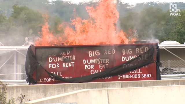 Crews battle dumpster fire in York County - Vimarsana News