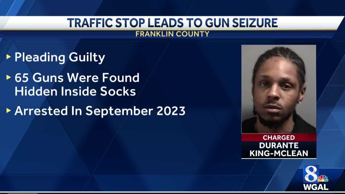 65 GUNS FOUND IN SOCKS