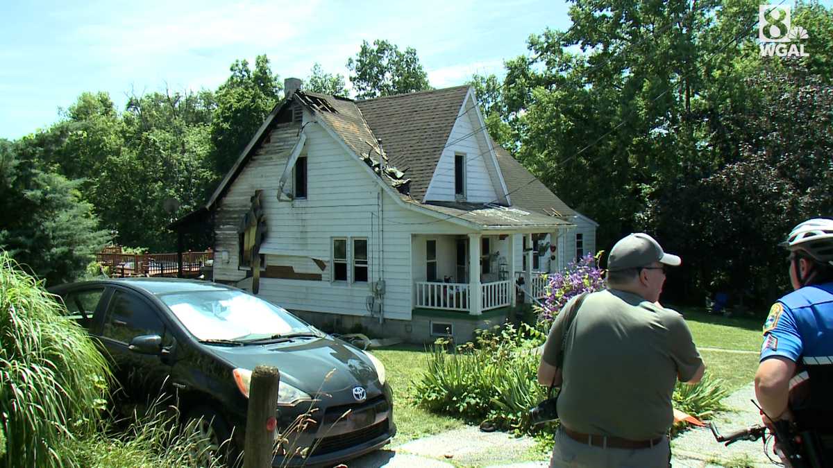 Crews battle house fire in East Pennsboro Township