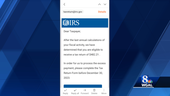 Scam email claims you're eligible for tax refund - Vimarsana News