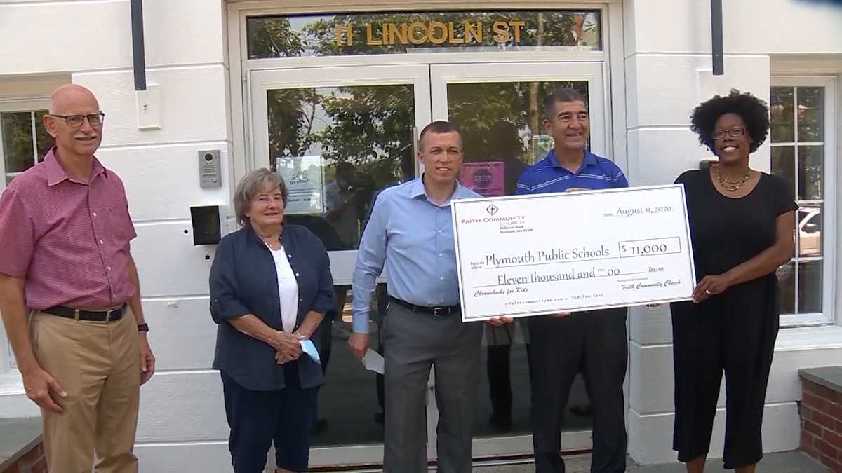 Church raises $11,000 for Plymouth schools to buy new Chromebooks