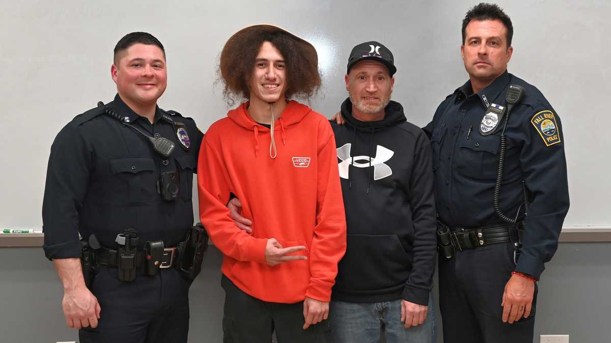 Mass. police officers reunite with young man they helped save while ...