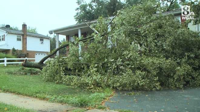 Storm cleanup underway in York County