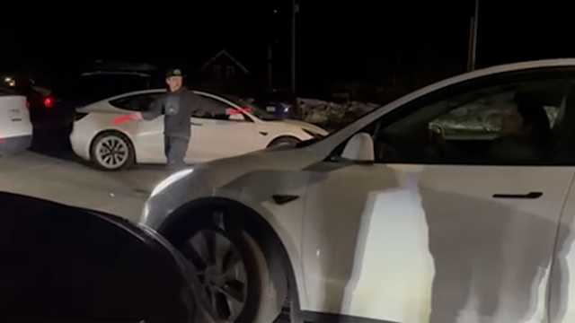Mass. family among Tesla owners who waited hours to charge car after total solar eclipse - Vimarsana News