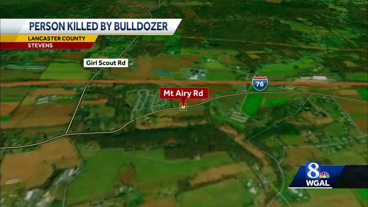 Man killed in bulldozer accident in south-central Pennsylvania