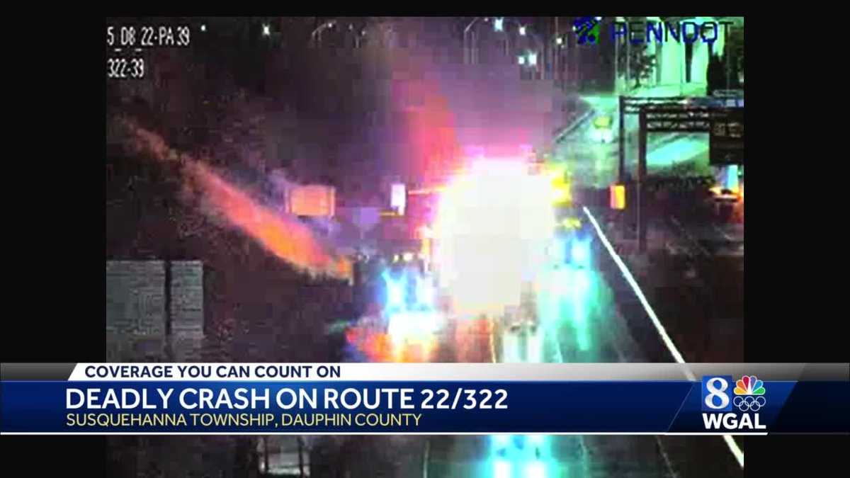 Fatal crash on Route 22/322 in central Pa.