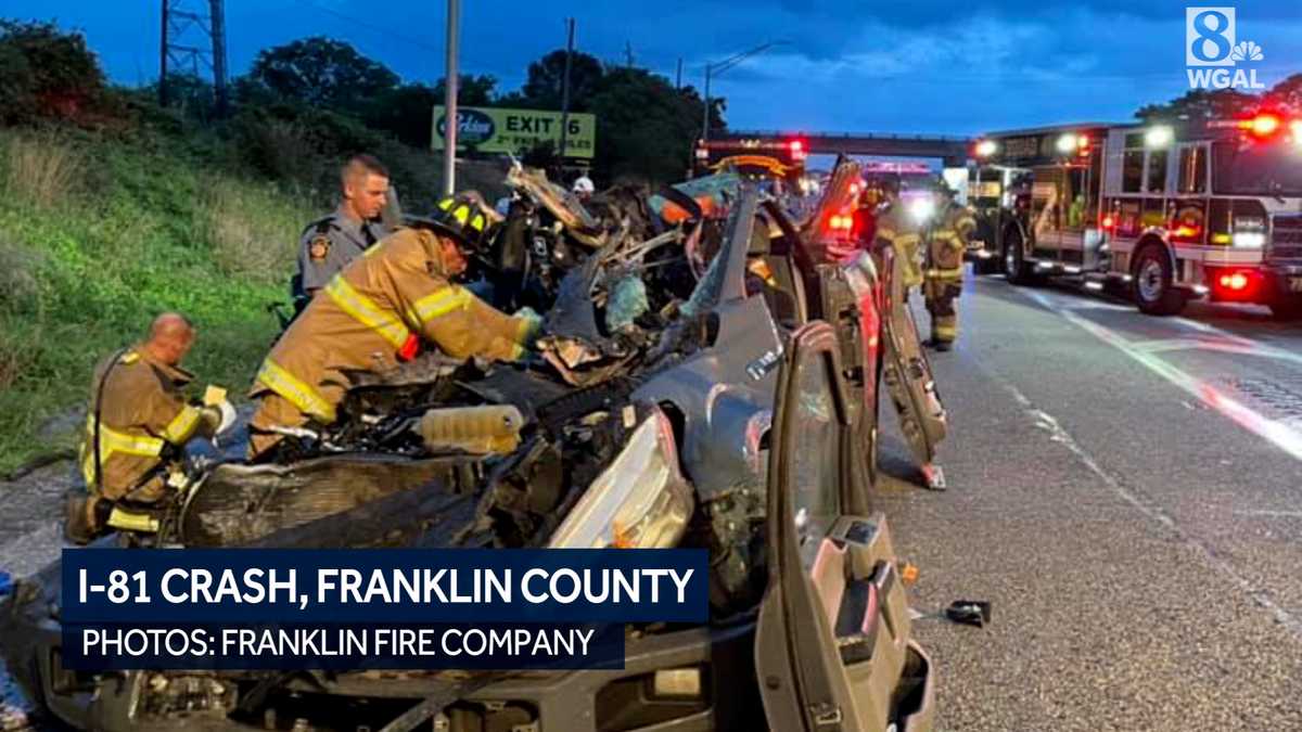 Fatal crash in Franklin County, Pa., on I81