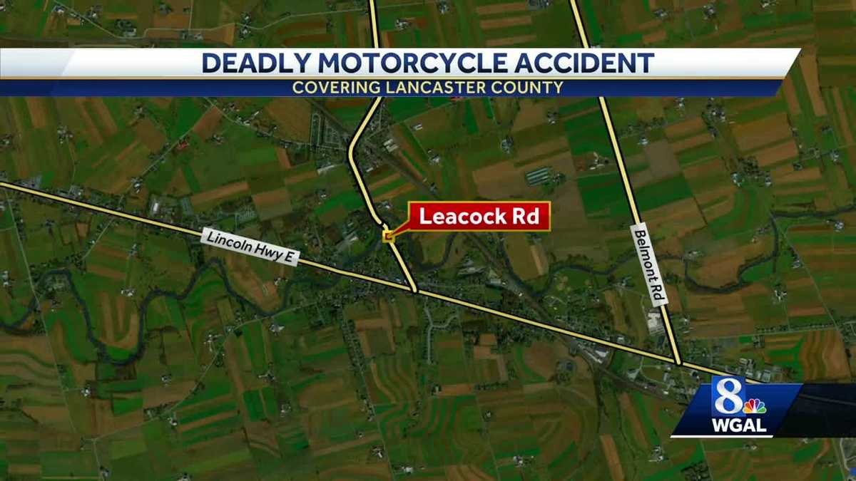 One person killed in motorcycle crash in Earl Township, Lancaster County