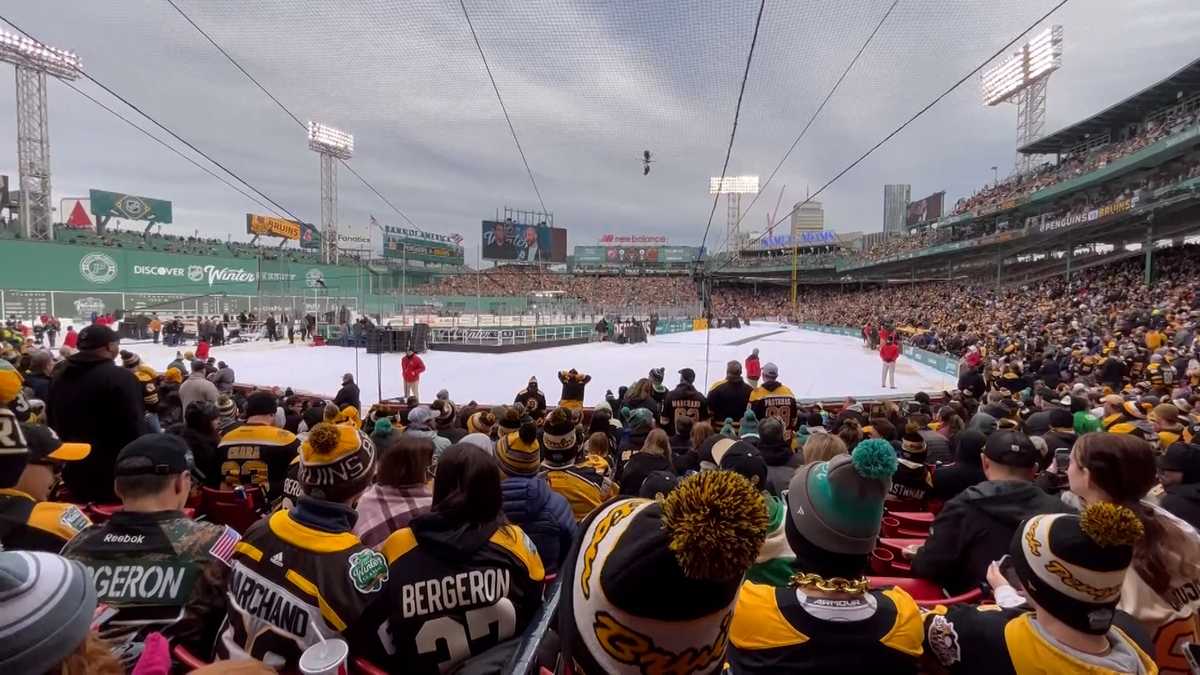 Winter Classic: Here's the scene at Fenway Park as the Penguins and Bruins  square off