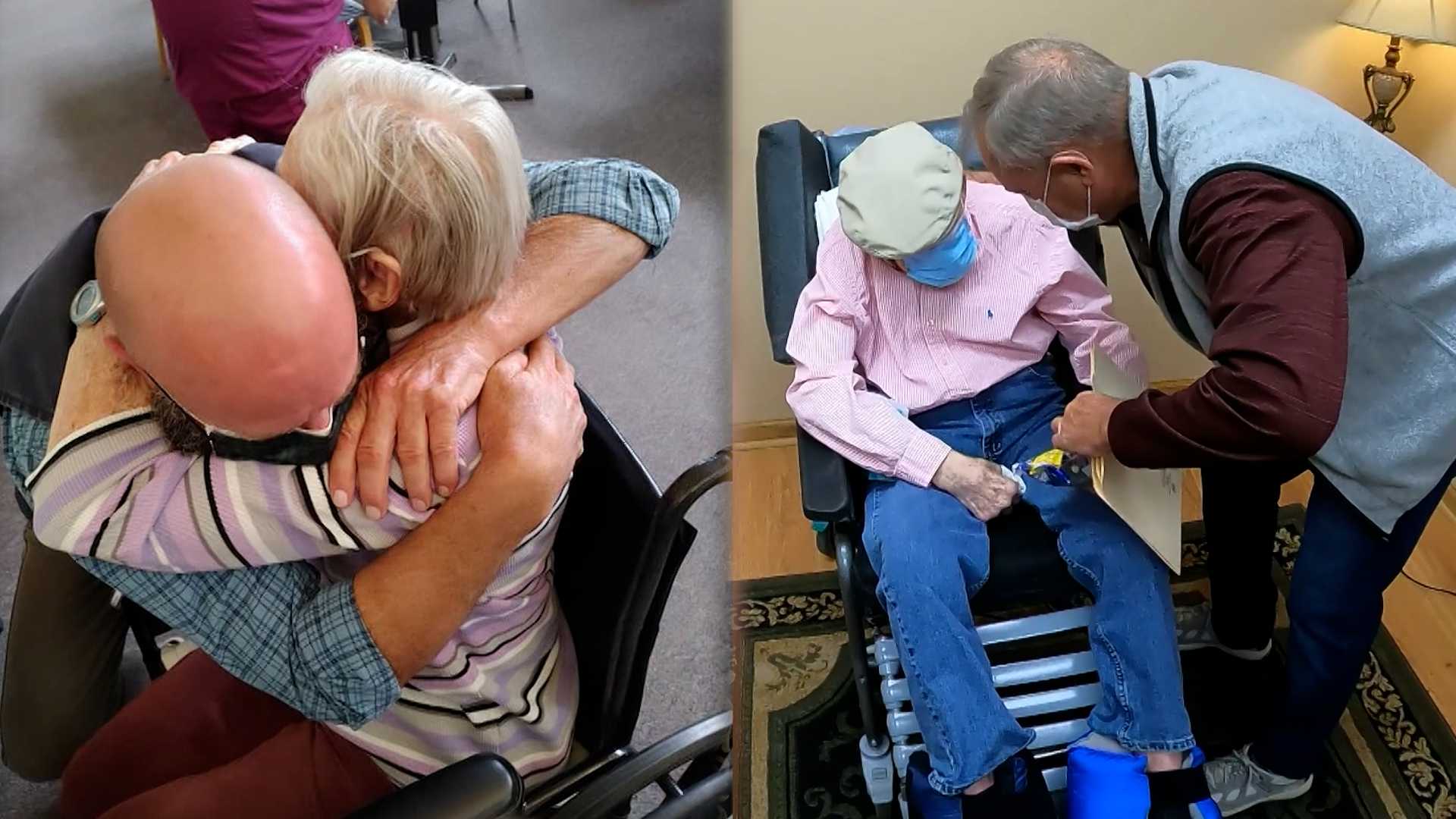 WATCH: Emotional family reunions thanks to new CDC guidelines - Vimarsana News