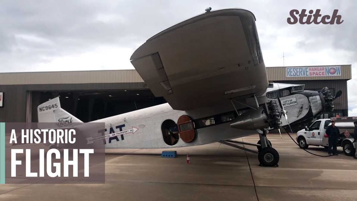 Nicknamed the 'tin goose', this 90yearold transcontinental plane still soars