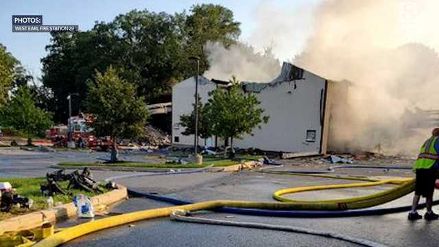 Photos show rubble at explosion scene in Lancaster County, Pa. - Vimarsana News