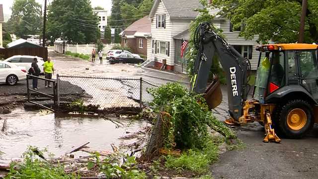 Roads in Mass. buckle under flooding triggered by heavy rain - Vimarsana News
