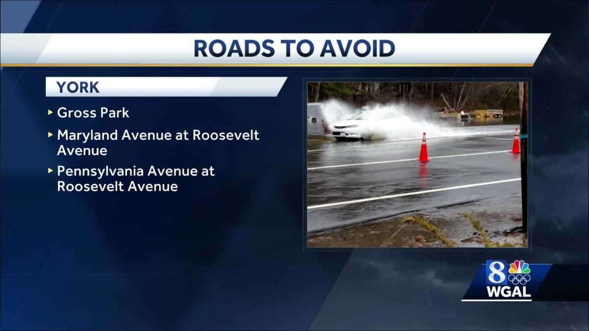 York, Pa., officials warn residents of flood-prone intersections