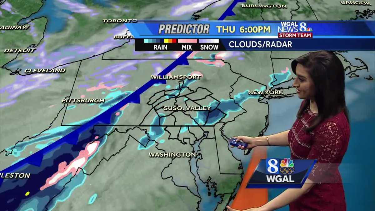 Rain could turn to light snow Thursday into Friday
