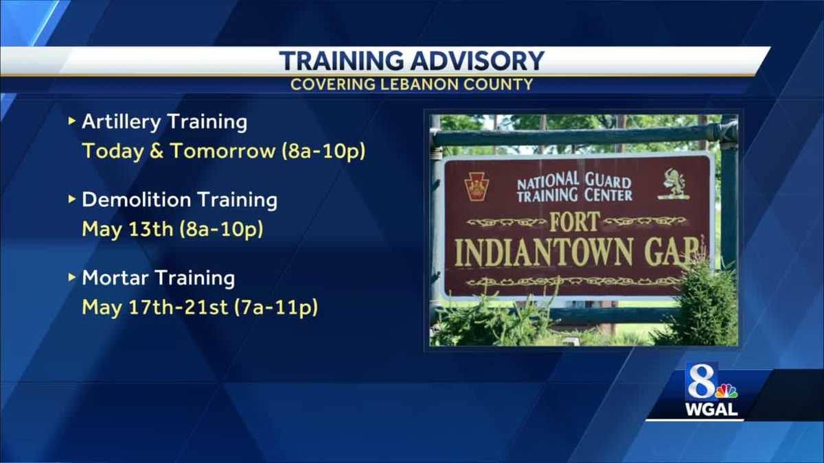 Training at Fort Indiantown Gap could lead to more noise