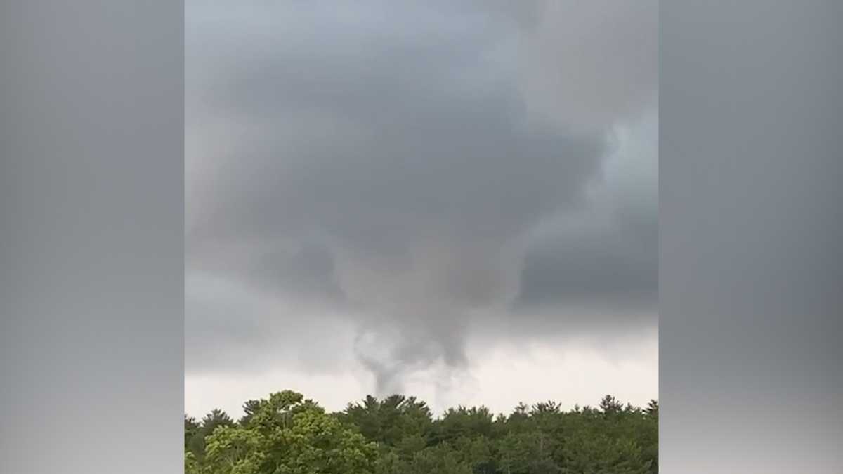 Video shows funnel cloud over Midcoast Maine town
