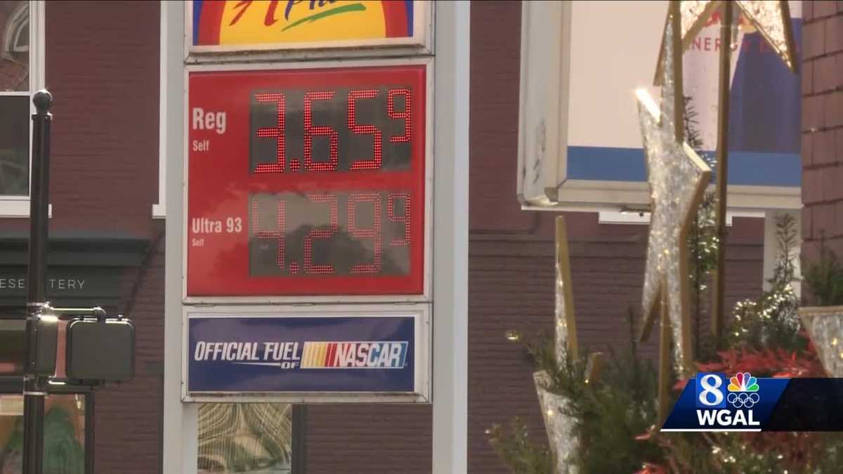 Gas prices spiking in central Pennsylvania